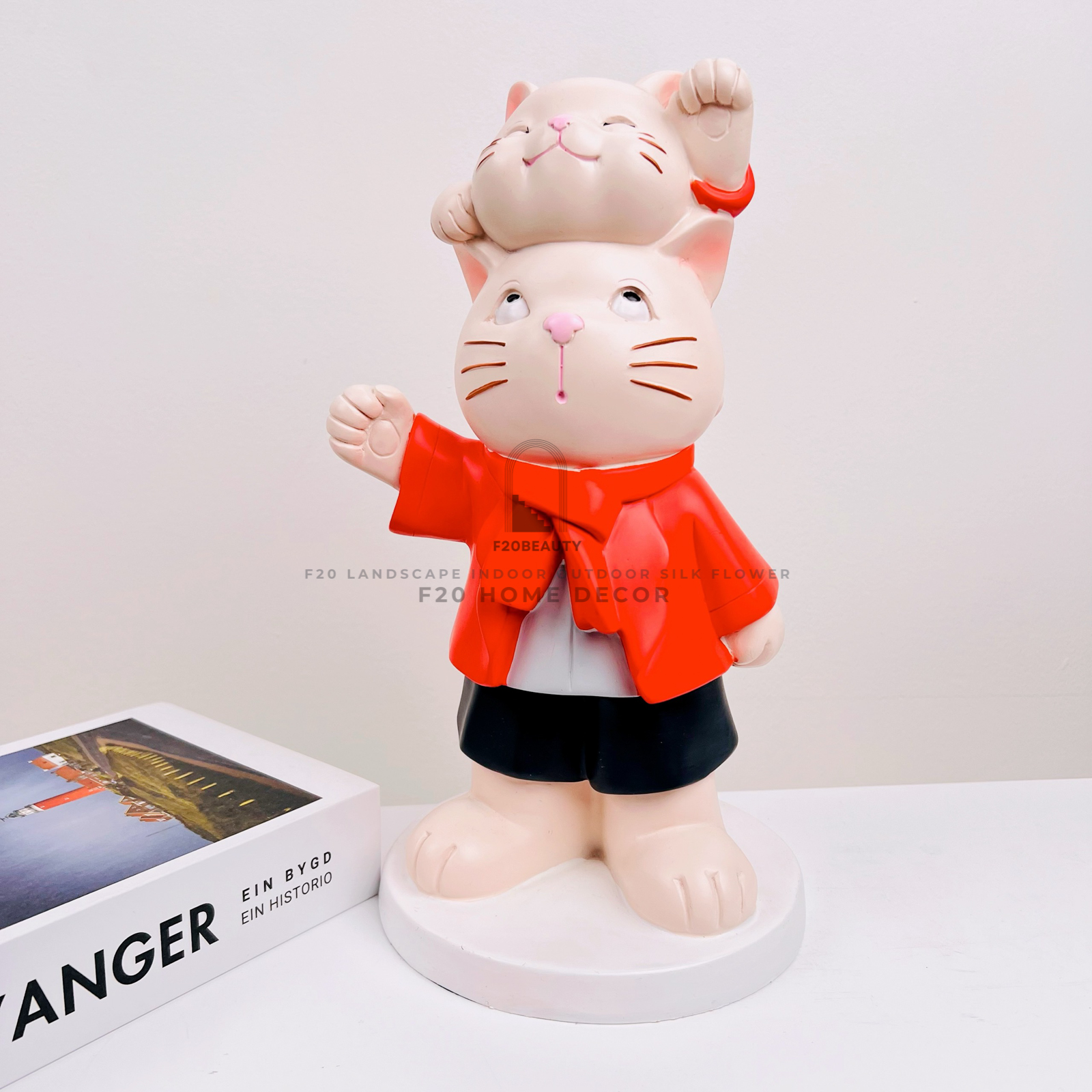 Tượng mèo thần tài - Thêm phần sinh động cho không gian sống