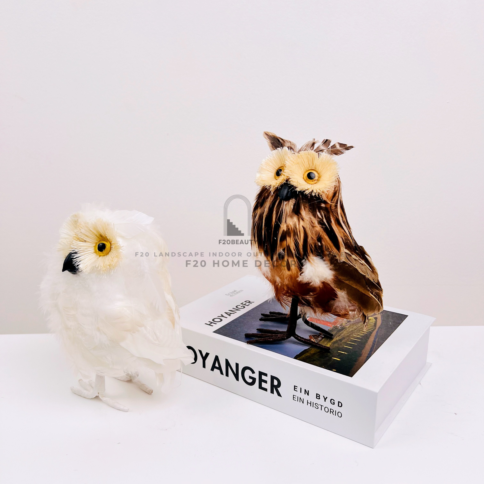 Tượng cặp chim cú: Khi nghệ thuật kết hợp cùng vẻ đẹp tự nhiên