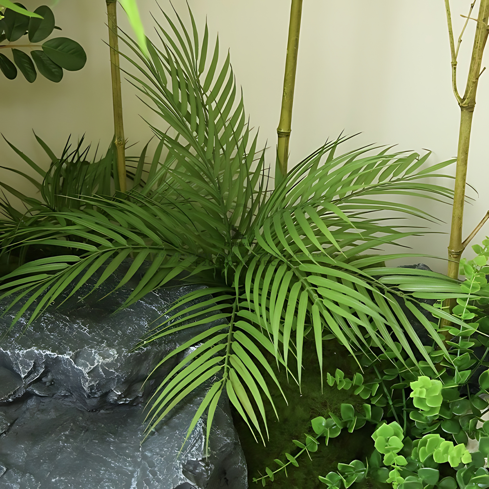 Cành cây dừa cảnh giả