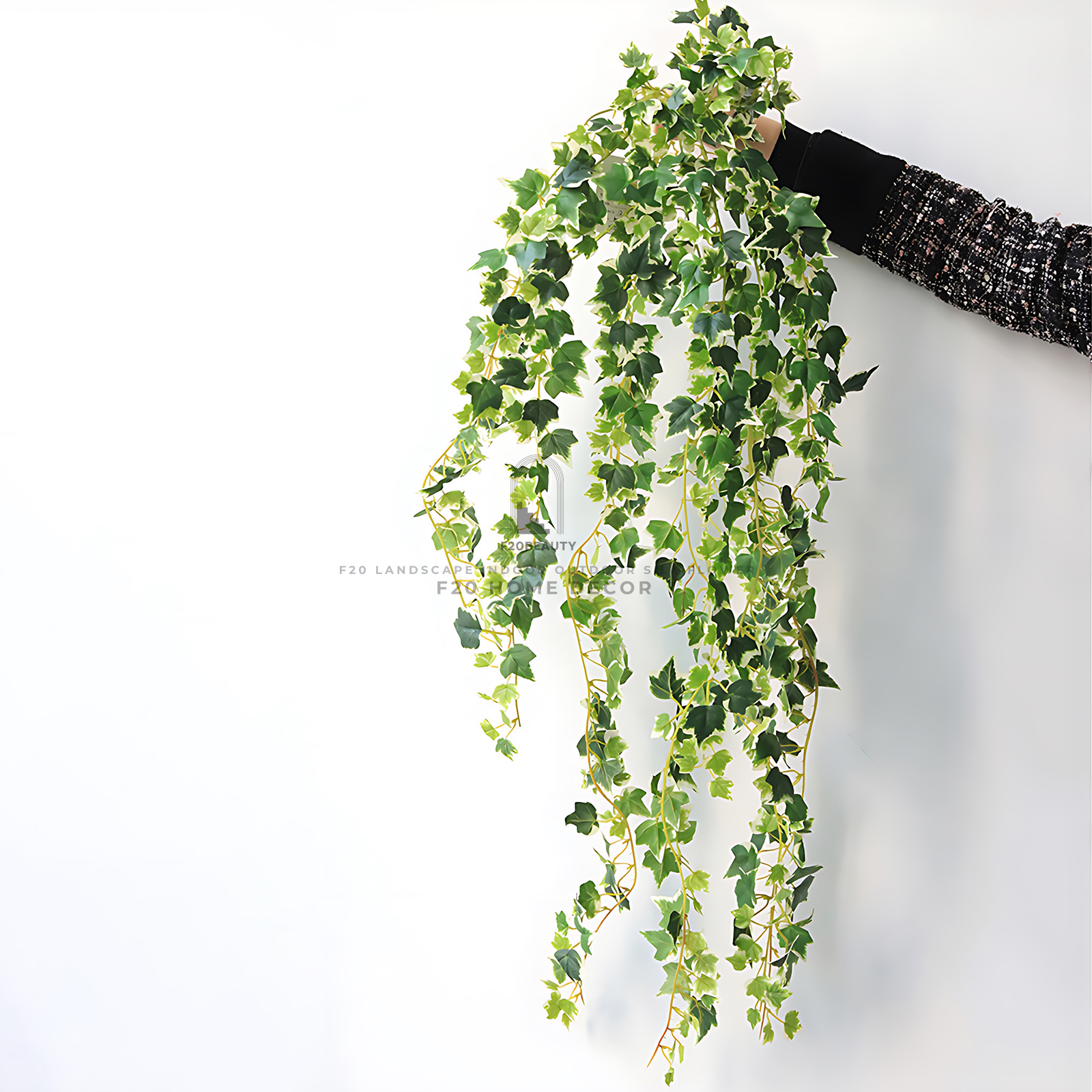 Cành cây thường xuân giả treo tường