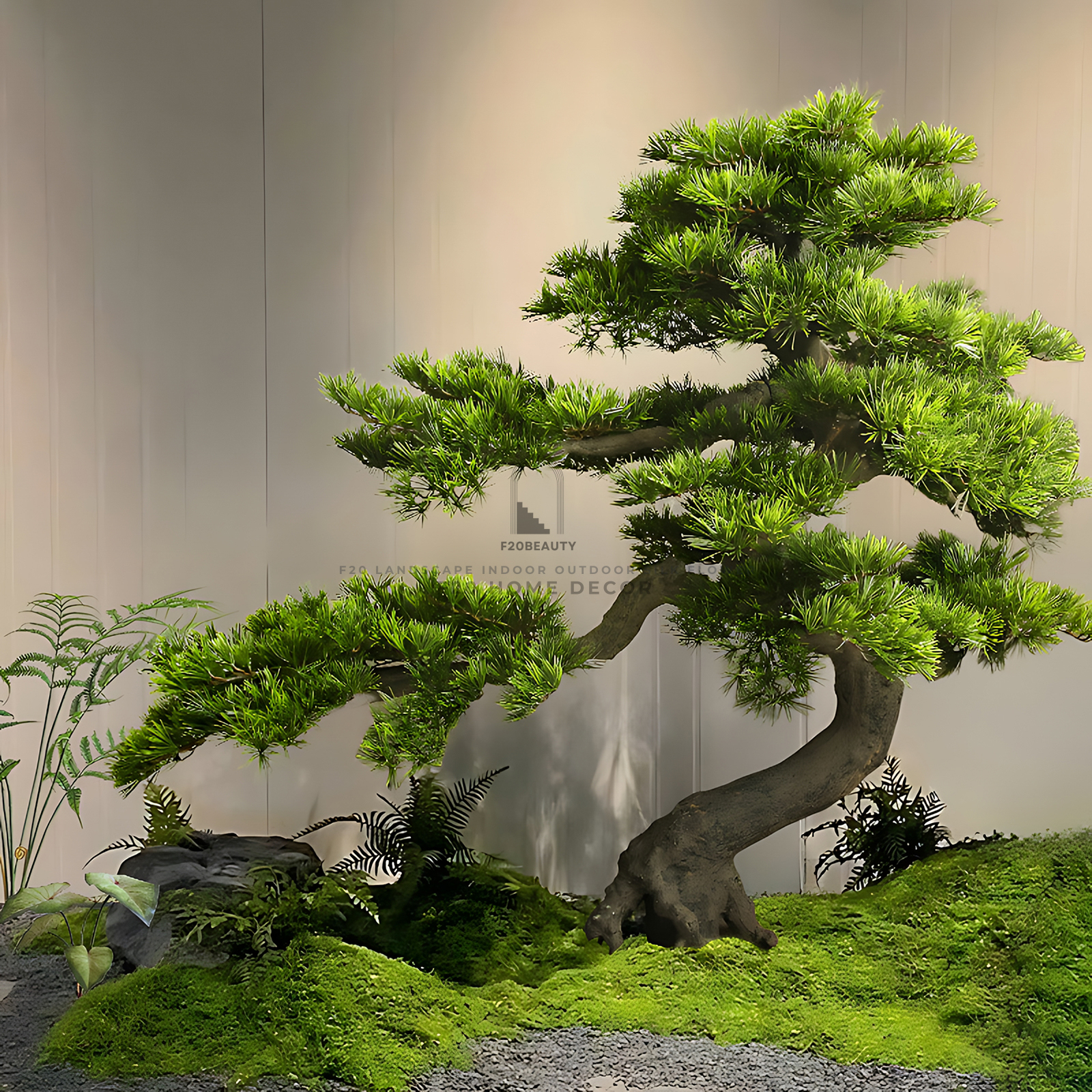 Cây Bonsai giả dáng đẹp trang trí không gian nội thất