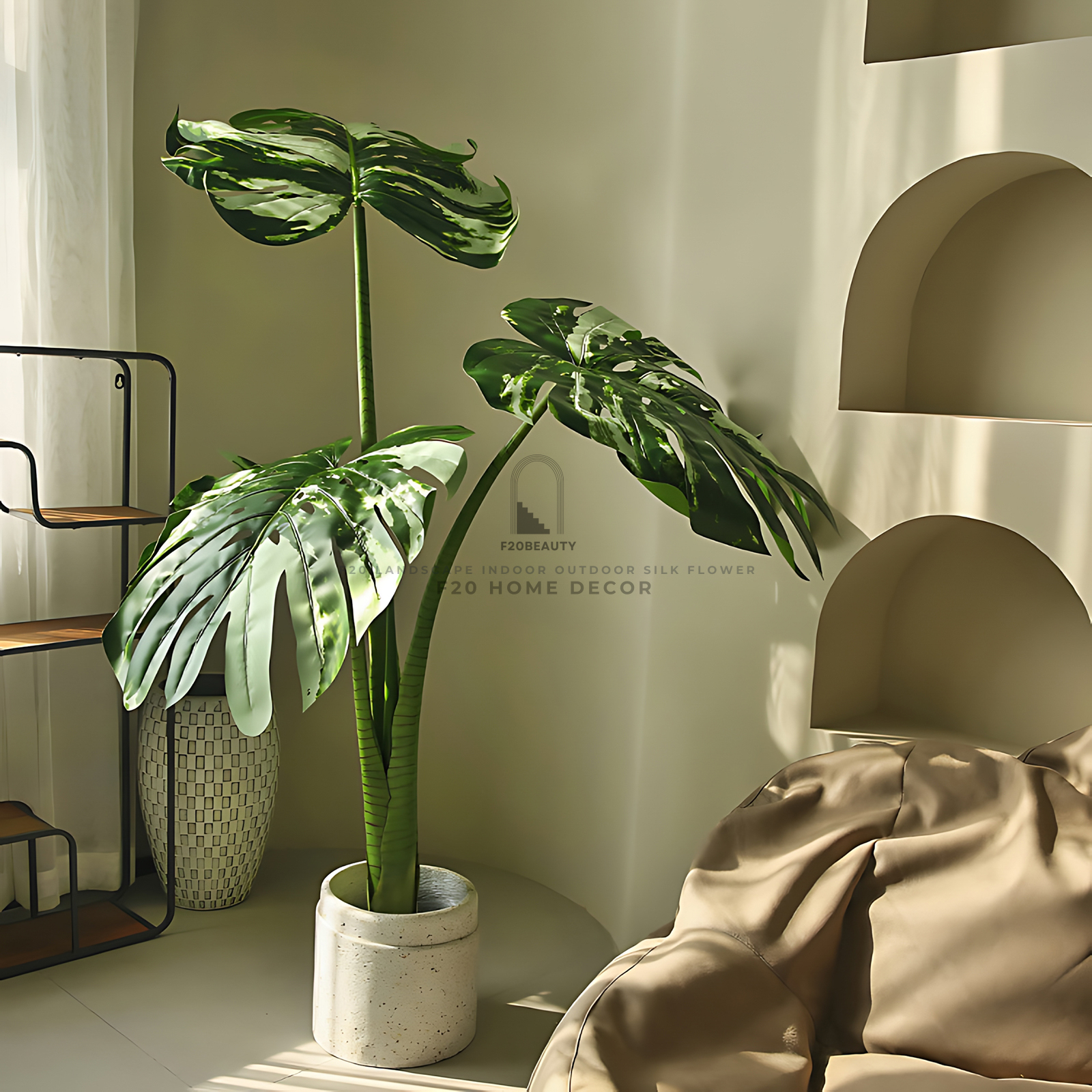 Hình ảnh cây trầu bà đột biến giả thân cao 120 cm