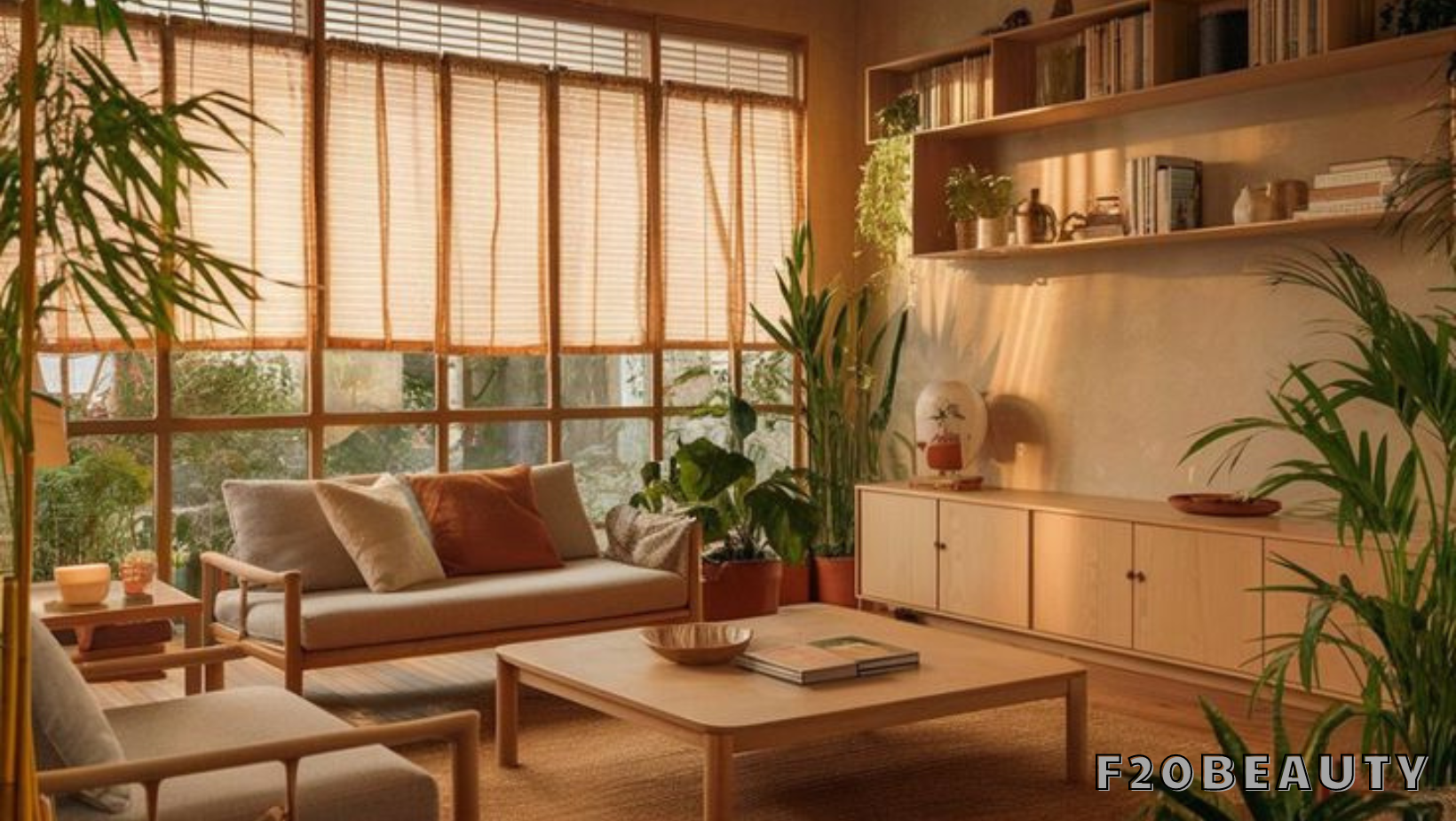 Cây giả để cải tạo nhà phong cách hiện đại