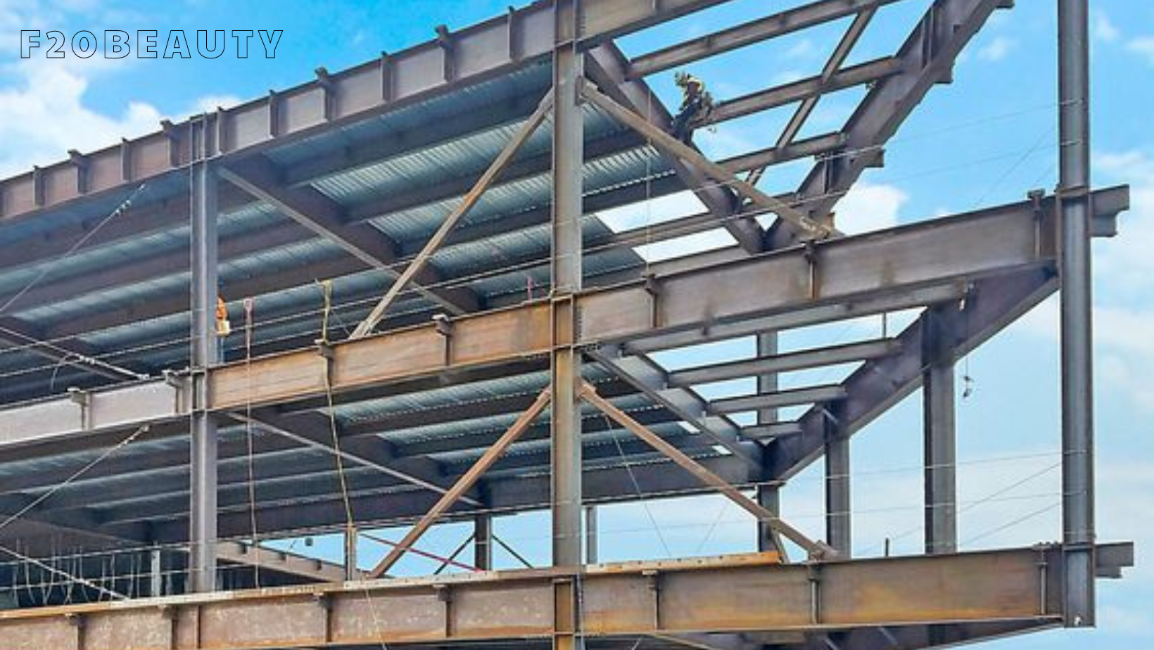 Hình ảnh khung nhà được làm bằng thép