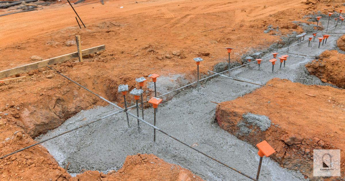 Hình ảnh bê tông cốt thép được sử dụng trong xây dựng nhà ở.