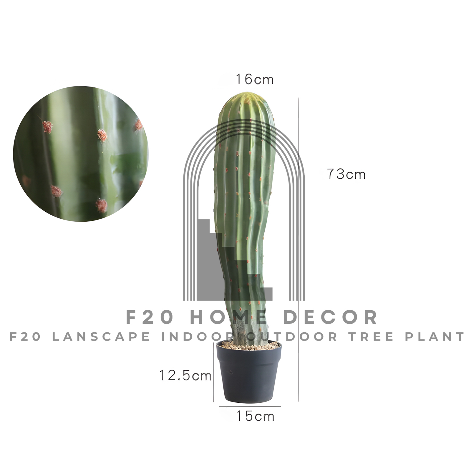 Cây xương rồng cột giả 73cm