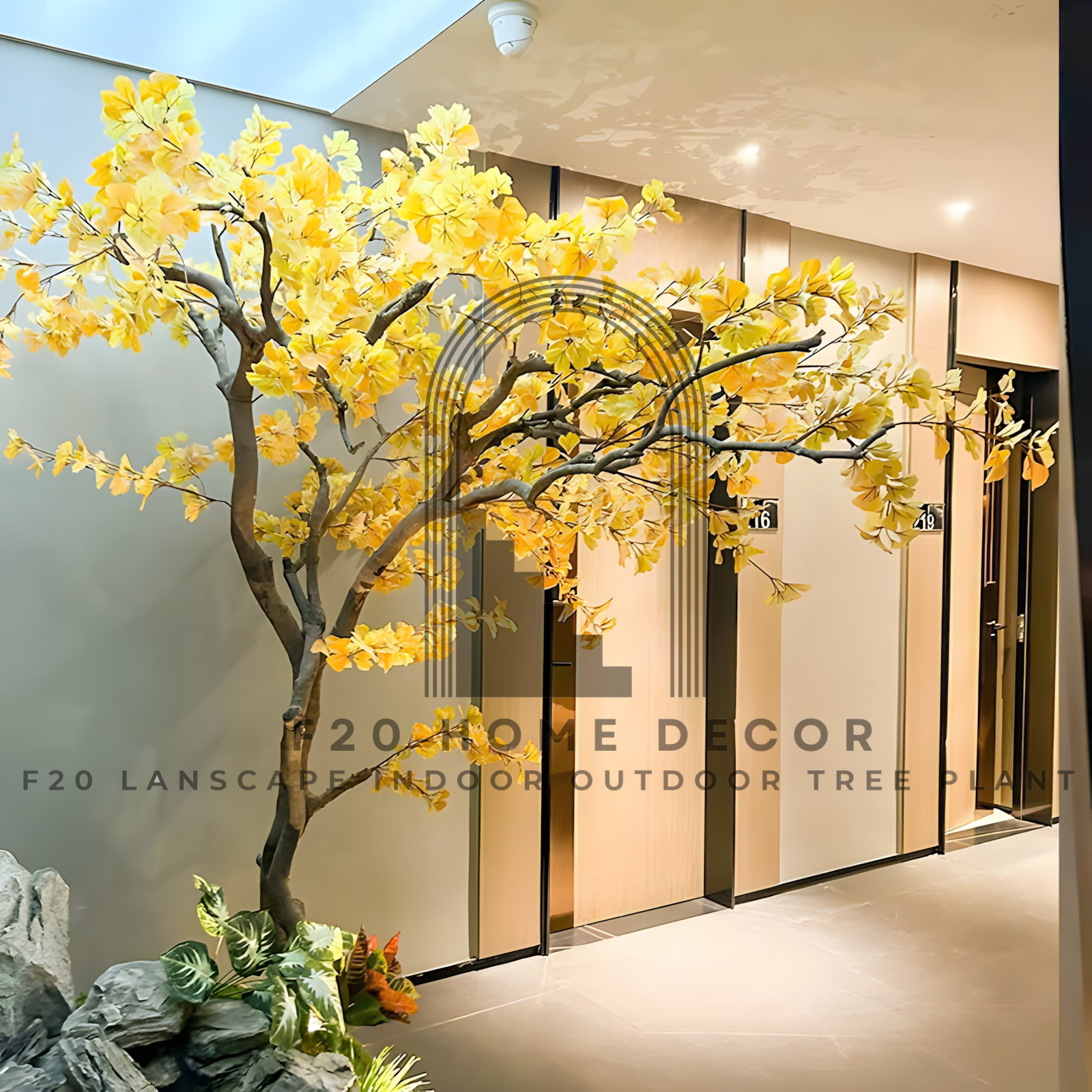 Cây ngân hạnh giả cao cấp - Tạo điểm nhấn sang trọng