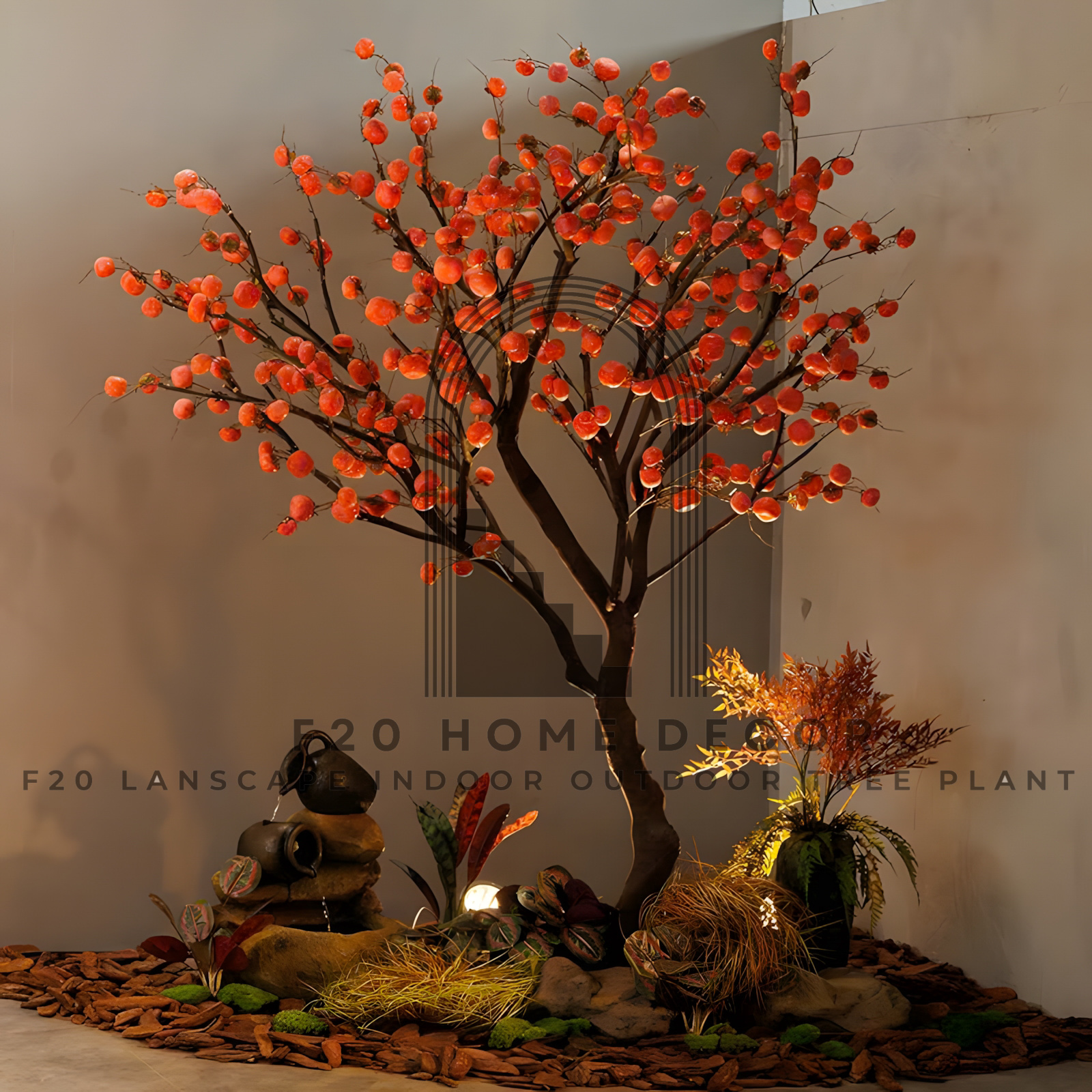 Cây hồng giả - Vẻ đẹp tượng trưng cho mùa thu thu hút may mắn, tài lộc, vượng khí