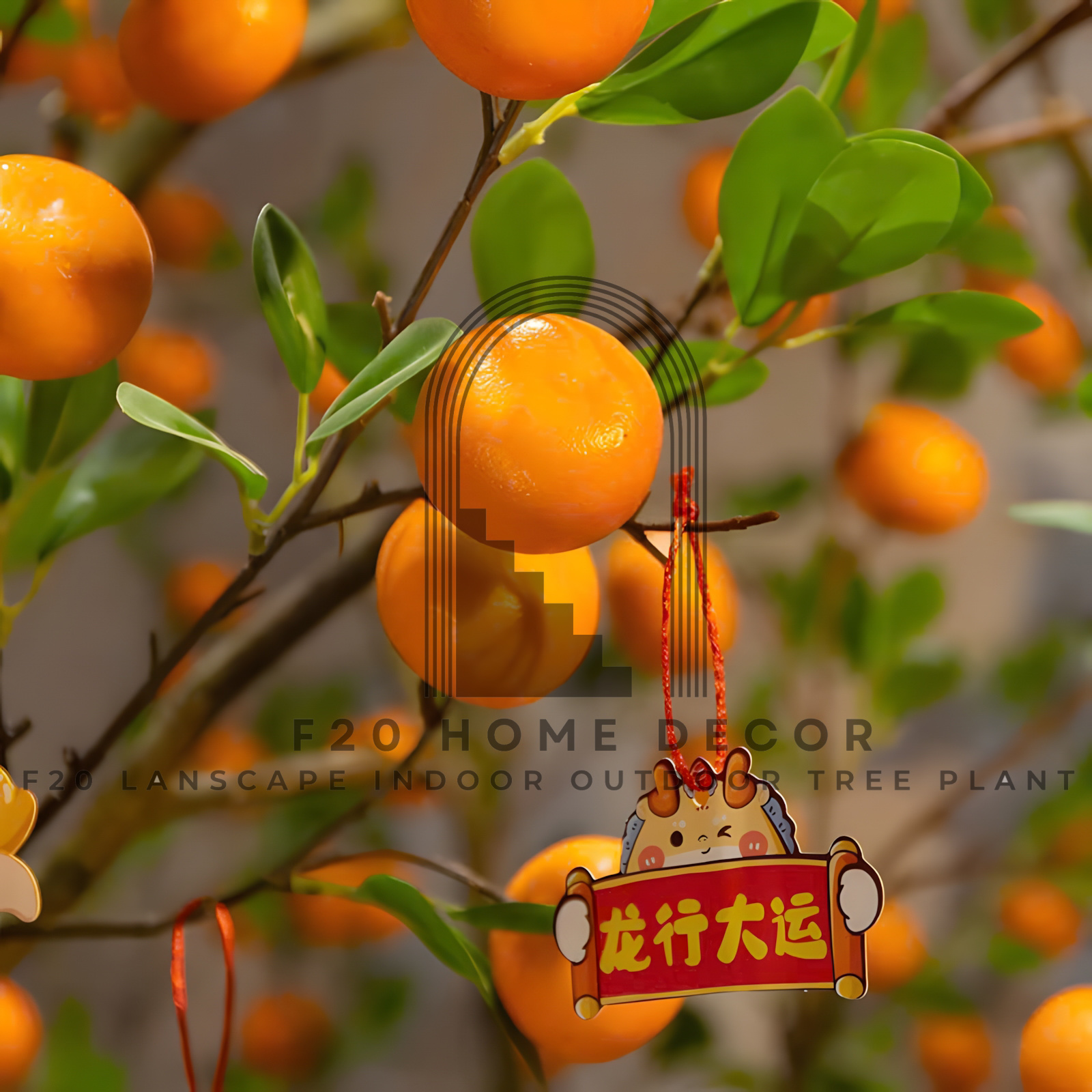 Hình ảnh cây quất giả đẹp như quất thật trang trí Tết