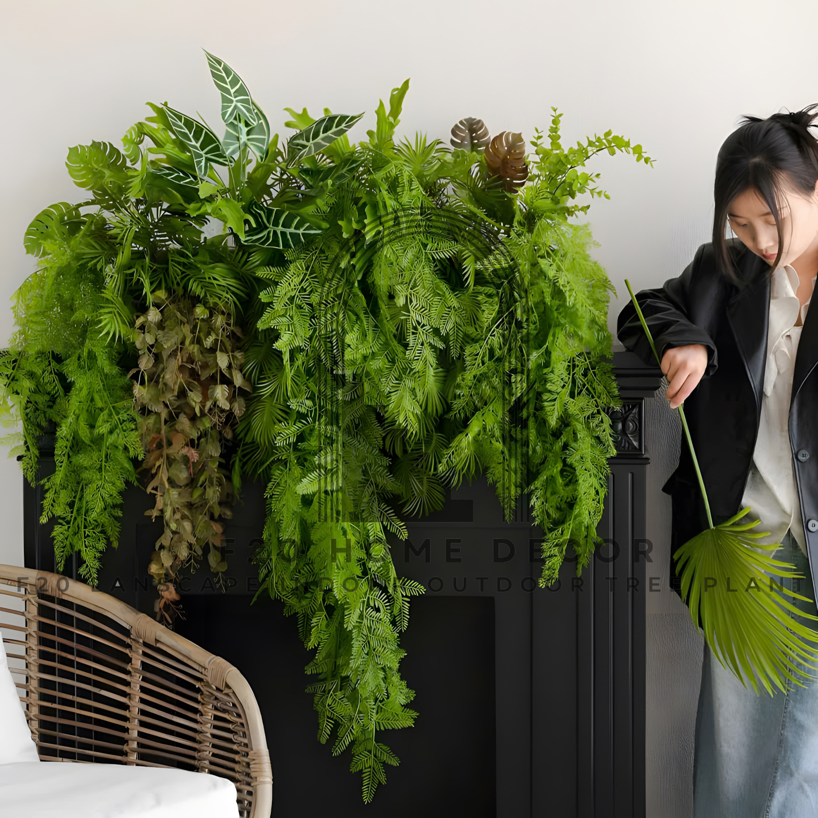 Hòa mình vào thiên nhiên cùng những cành cây nhiệt đới giả