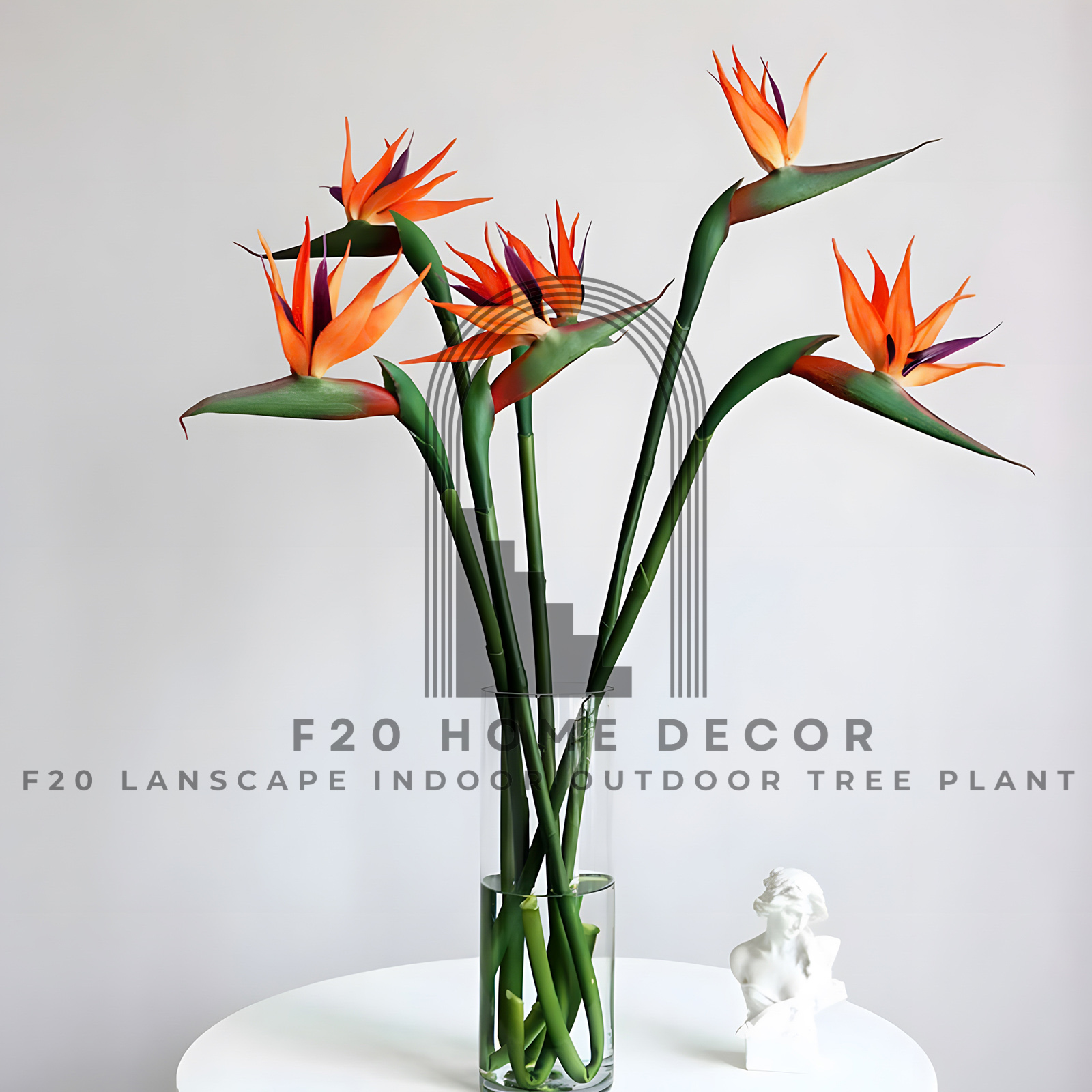 Cành cây hoa thiên điểu giả