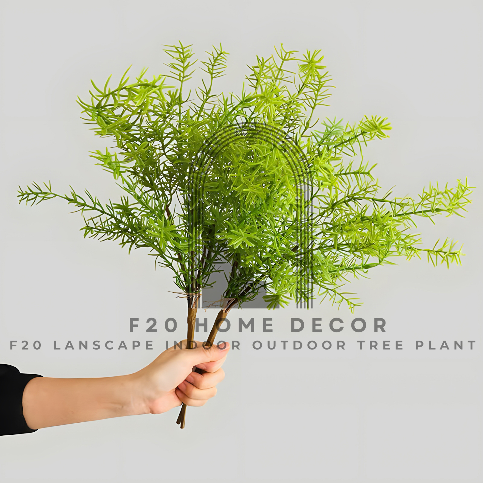 Chi tiết cành cây hương thảo với màu xanh tươi mát dùng để trang trí không gian sống