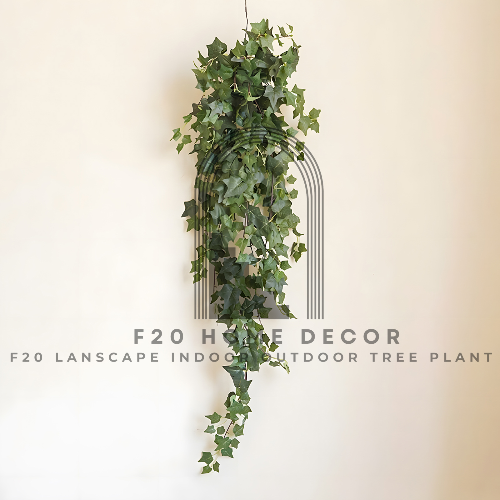 MS01 - Thường xuân xanh - Chi tiết hình ảnh cành cây rủ treo tường xanh mát