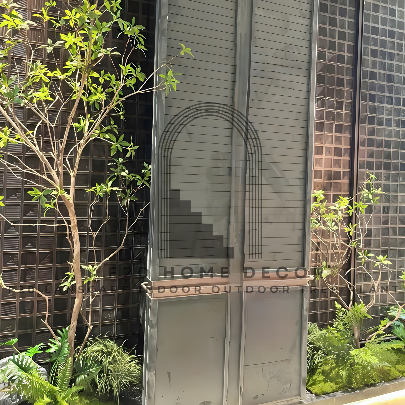 Cạnh cảnh cây Asabi giả trang trí tiểu cảnh