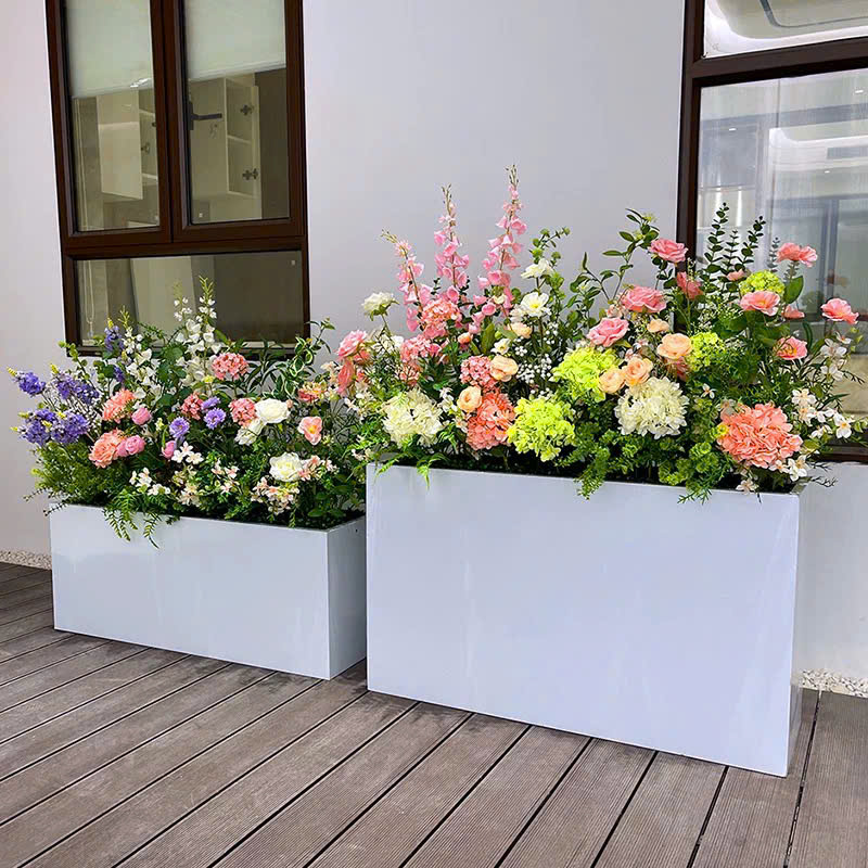 Bồn, bục, hộp cây giả văn phòng