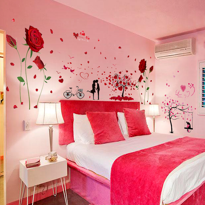 Thay đổi nên tường với decal xinh xắn