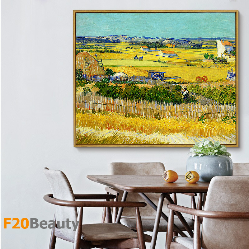Tranh Van Gogh bức "The Harvest"