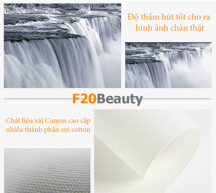 Vải canvas cao cấp nhiều cotton