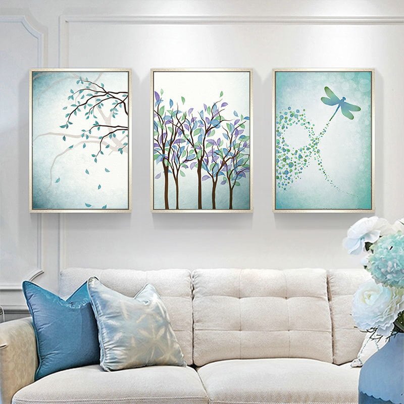 Bộ tranh treo tường rừng chuồn chuồn