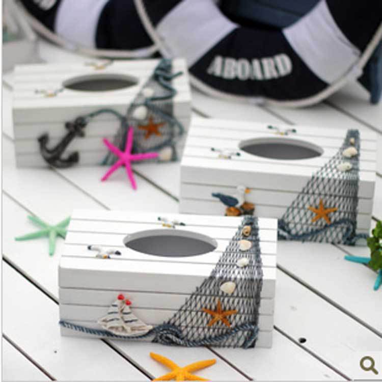 Hôp khăn giấy để bàn bằng gỗ