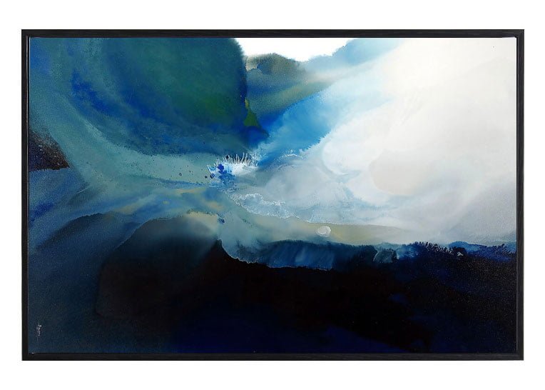 Mẫu tranh che taplo, che ổ điện hình trừu tượng 3