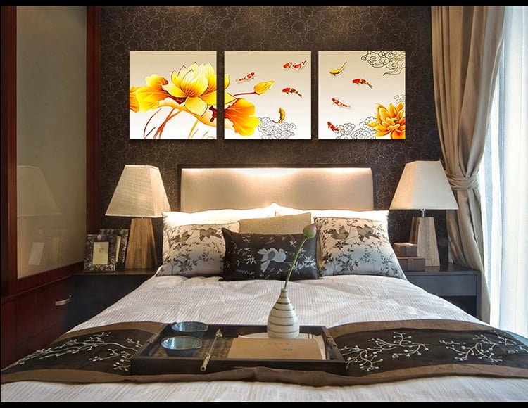 tranh-treo-tuong-ca-chep-vang