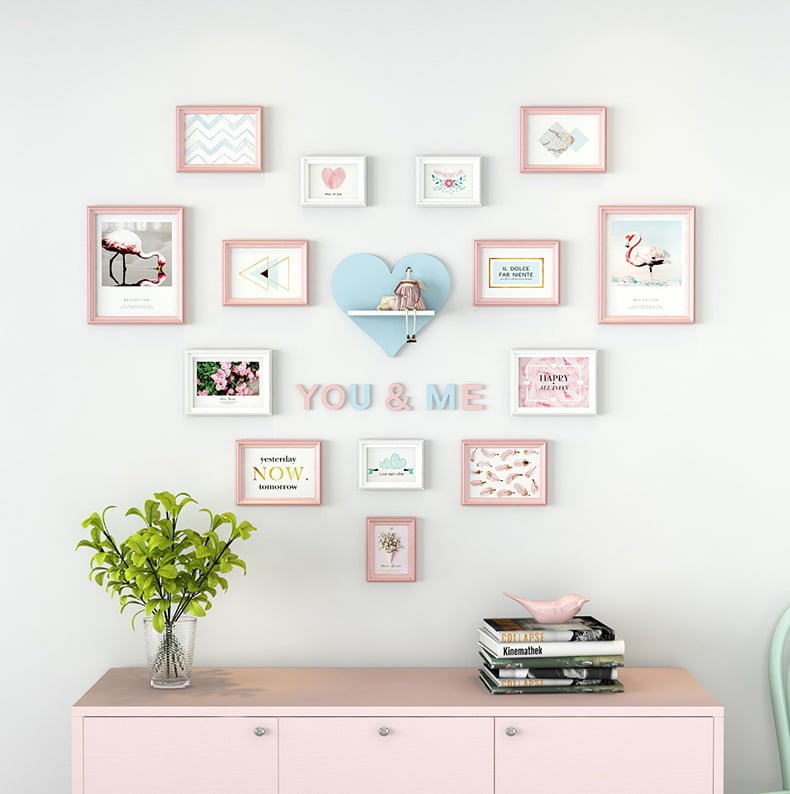 Khung hình treo tường bộ 14 khung hình You and Me