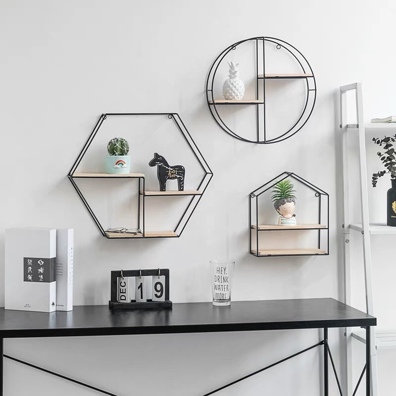 Kệ treo tường phong cách hiện đại