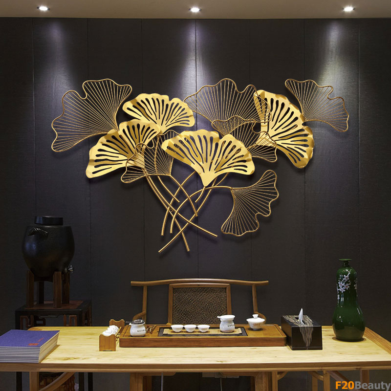 Tranh lá Ginkgo Golden