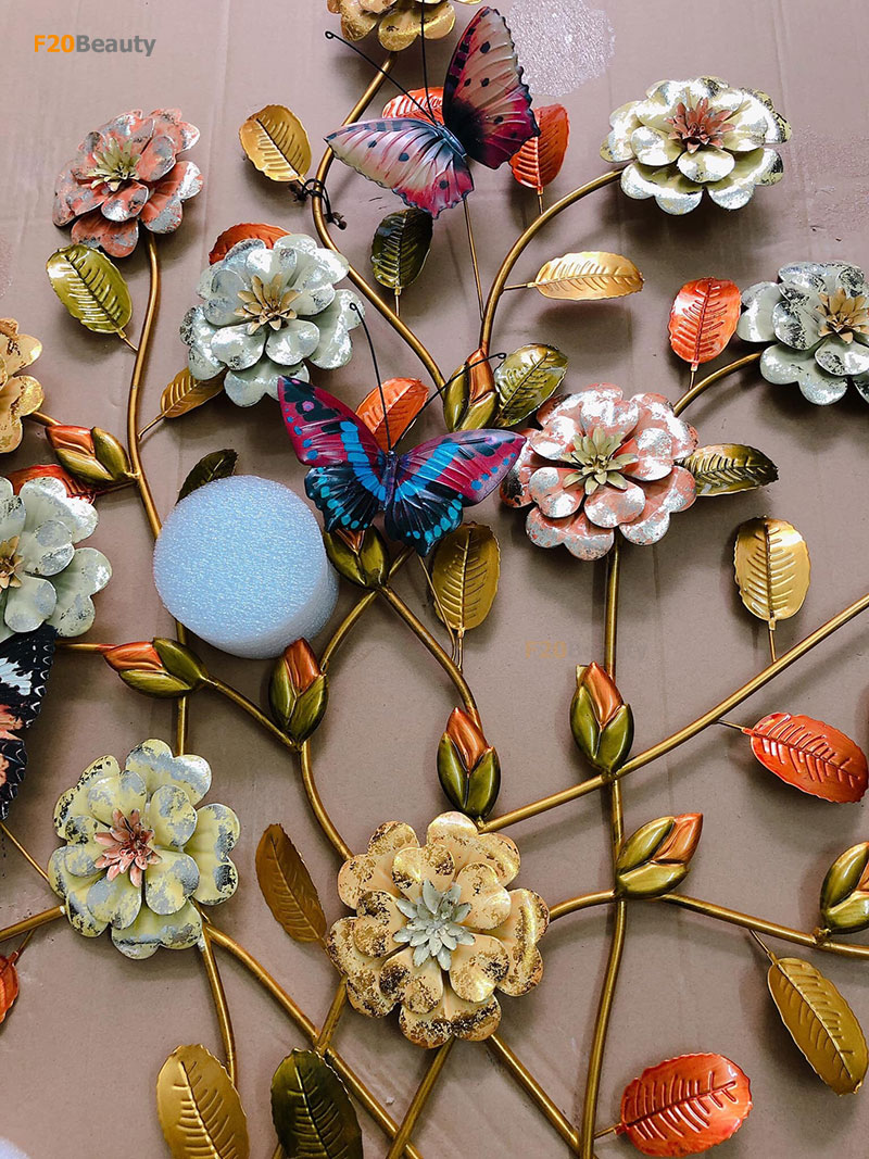 Tranh sắt hoa bướm