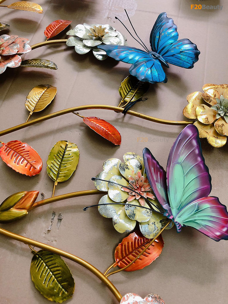 Tranh sắt hoa bướm