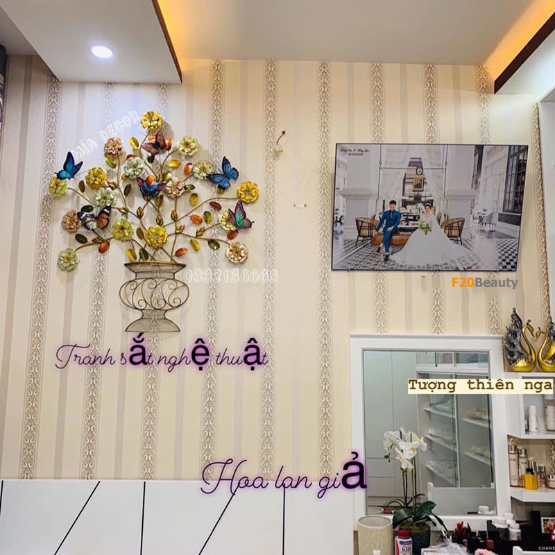 Tranh sắt hoa bướm