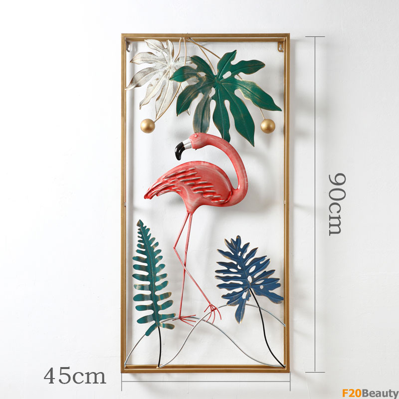 Tranh sắt hồng hạc