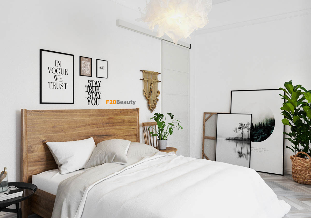 Phòng ngủ phong cách Scandinavian