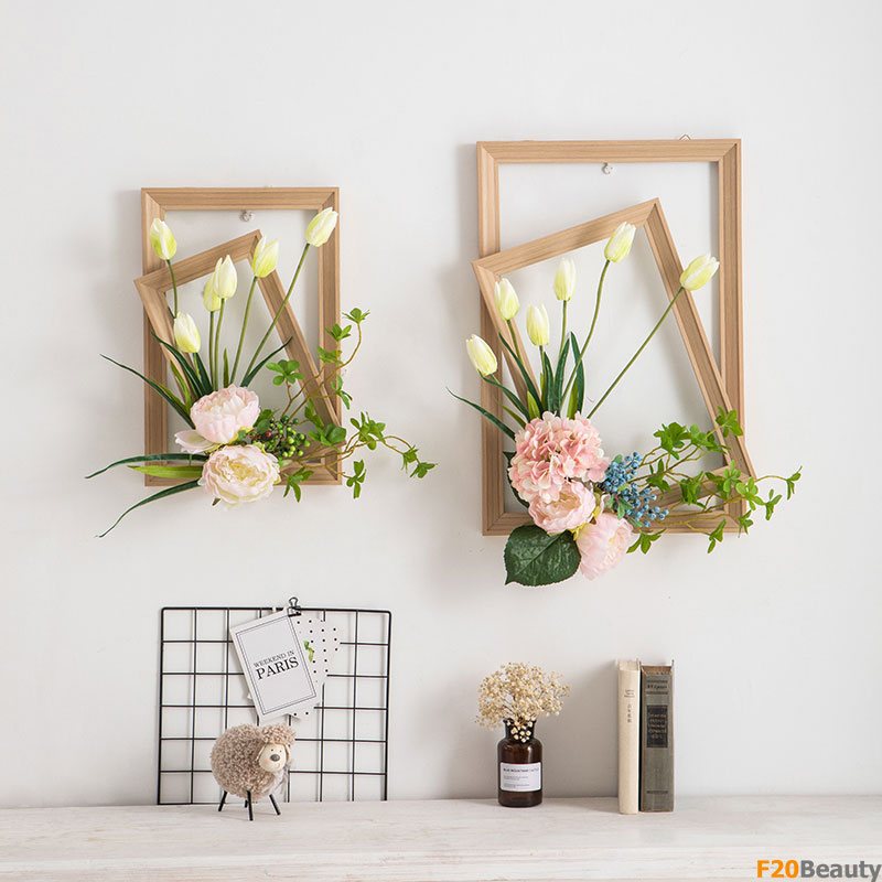 Bộ khung hình hoa treo tường