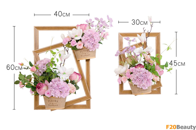 Bộ khung hình hoa treo tường