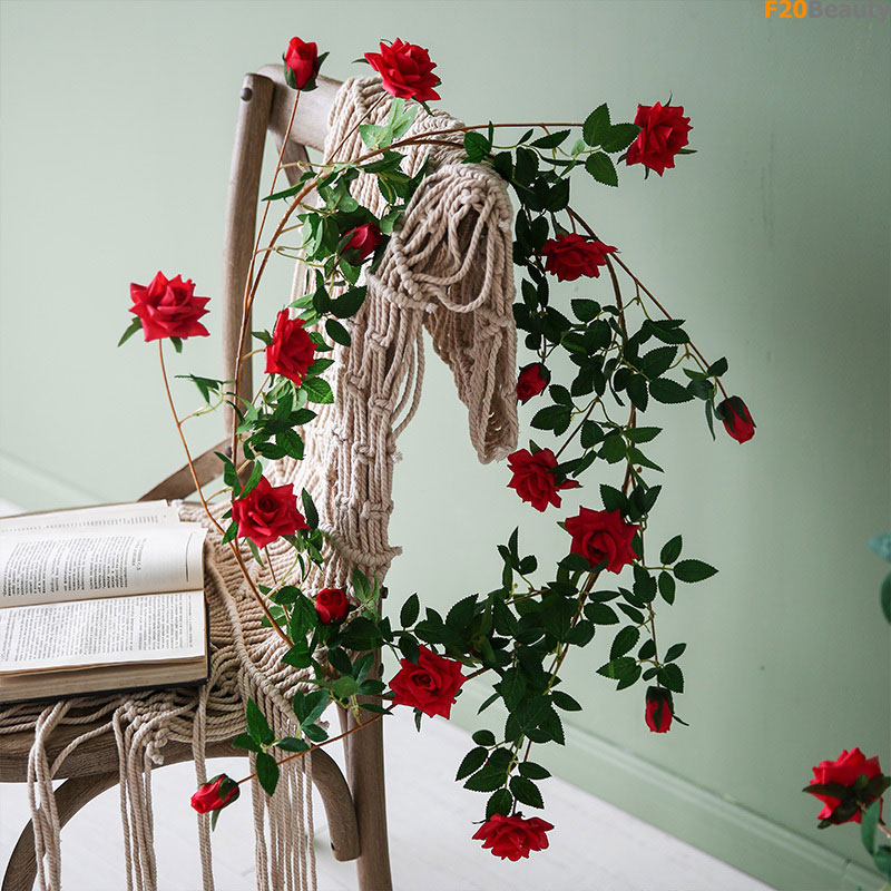 Hoa hồng Rosa trang trí tường