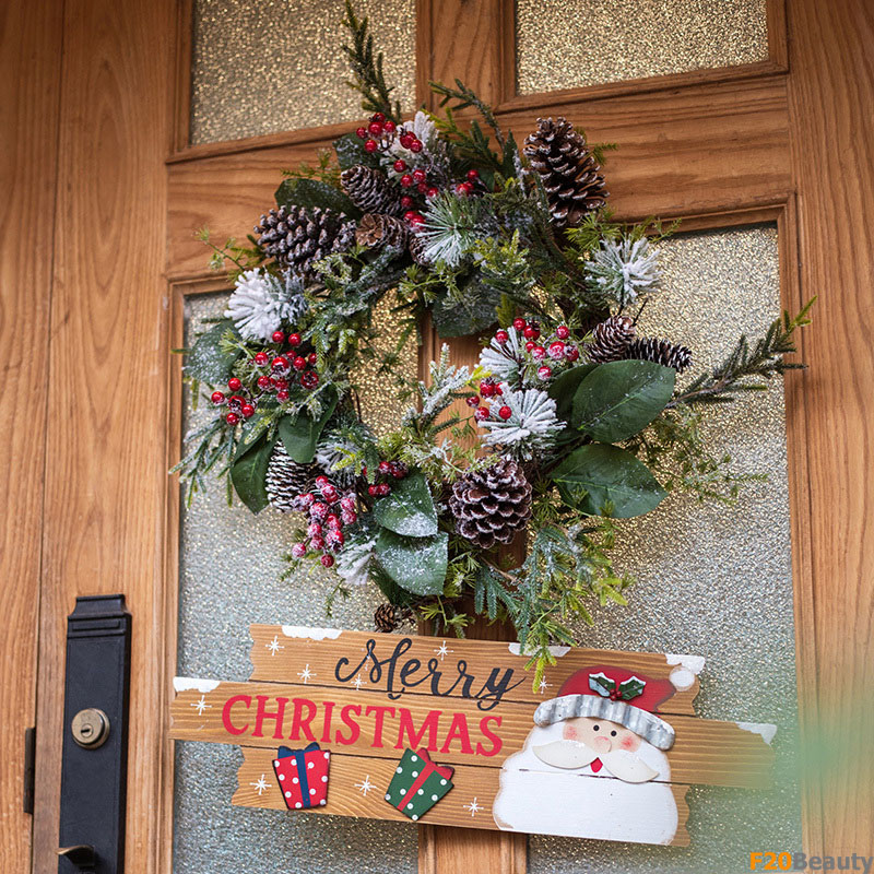 Vòng hoa nguyệt quế - phụ kiện trang trí Noel