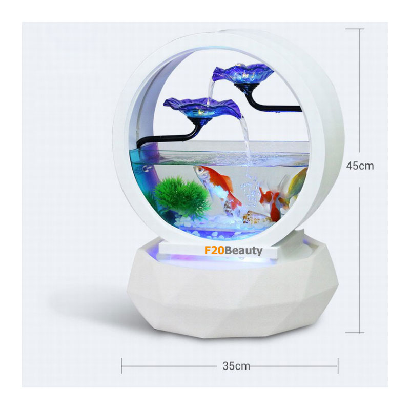 Bể cá mini để bàn phong thủy