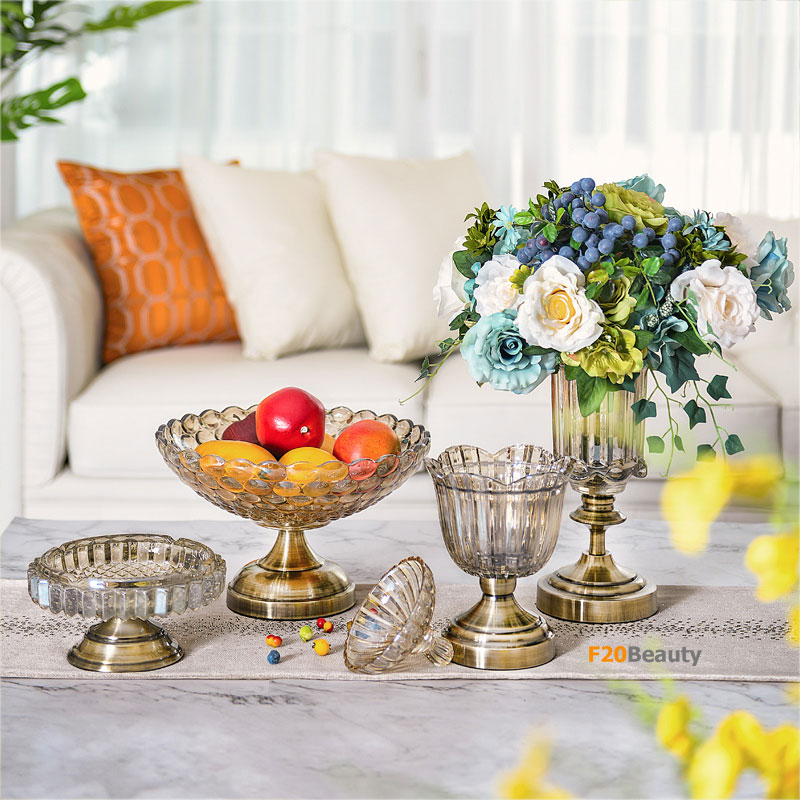 Bộ thủy tinh Holis trang trí