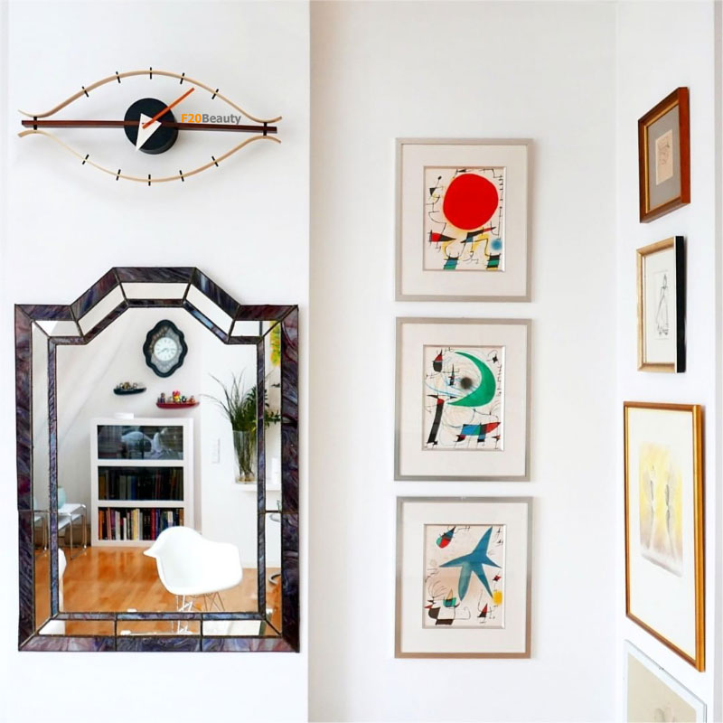 Đồng hồ treo tường ánh mắt nước Pháp