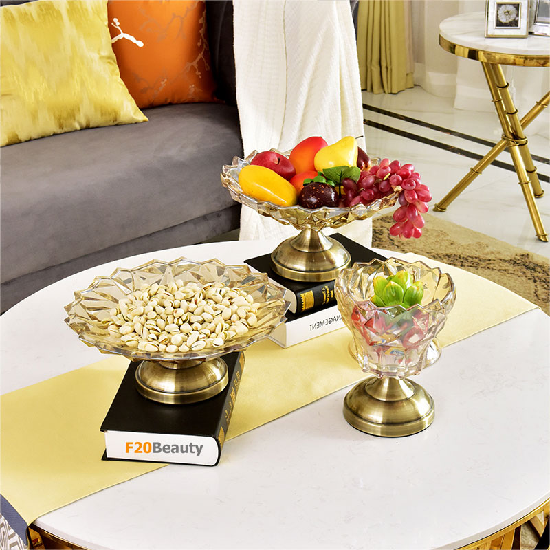 Khay thủy tinh Diamond