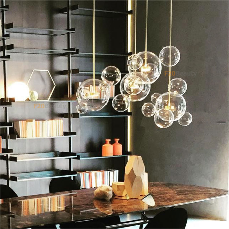 Đèn thả bong bóng thủy tinh