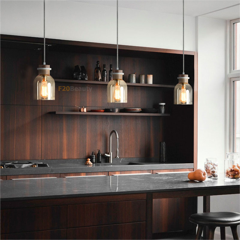 Đèn thủy tinh thả trần