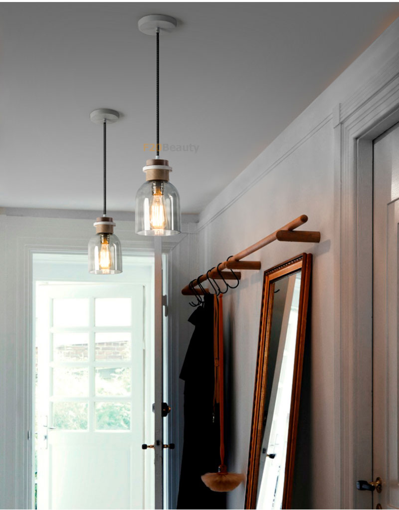 Đèn thủy tinh thả trần