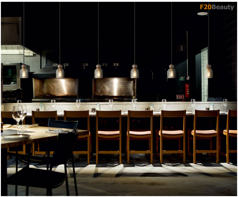 Đèn thủy tinh thả trần