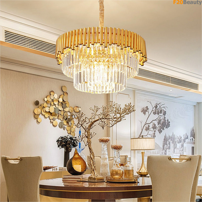 Đèn chùm pha lê Golden