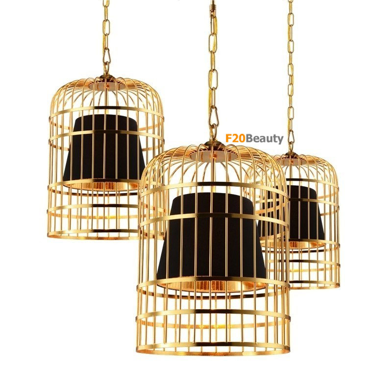 Đèn thả lồng chim nghệ thuật