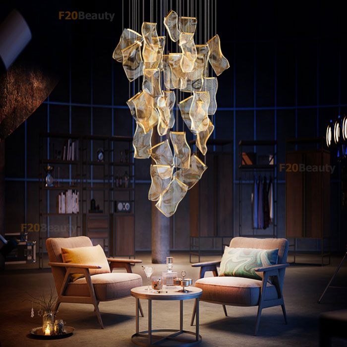 Đèn treo thả trần đèn thả pha lê cao cấp