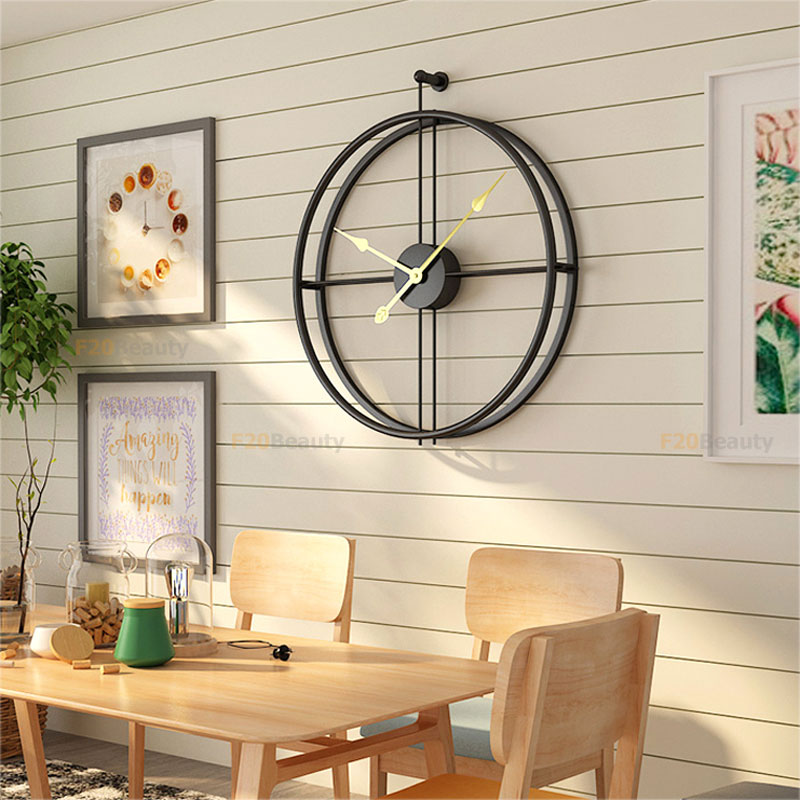 Đồng hồ treo tường Black Minimalism